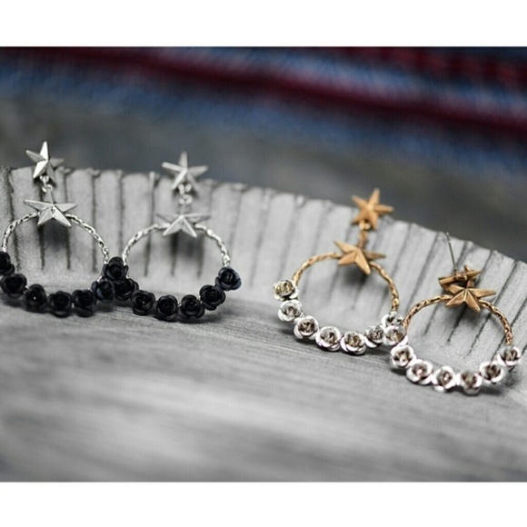 Desert Rose🌹Dangle Earrings - Picture 2 of 7